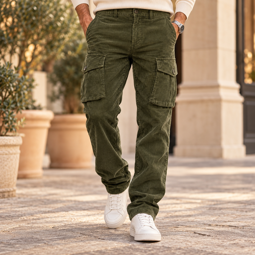 Fiorio | Pantalon en Velours Côtelé