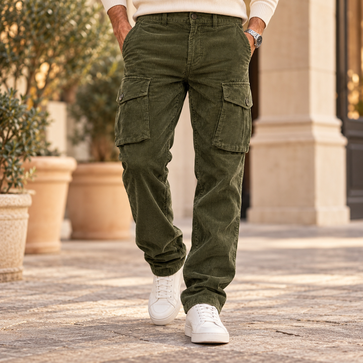 Fiorio | Pantalon en Velours Côtelé