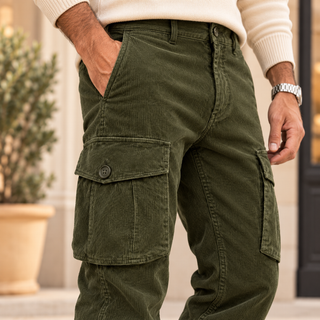 Fiorio | Pantalon en Velours Côtelé