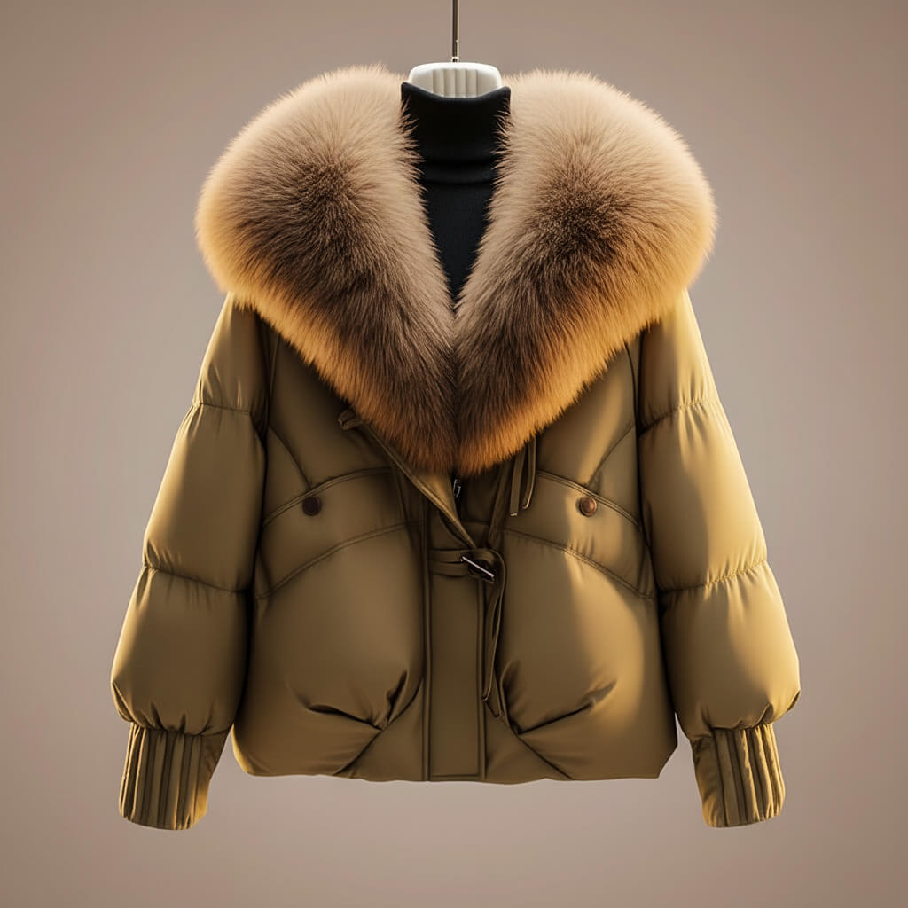 Élodine™ — Manteau élégant au col affirmé