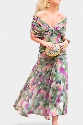 Alizée™ — Robe florale à grâce aérienne