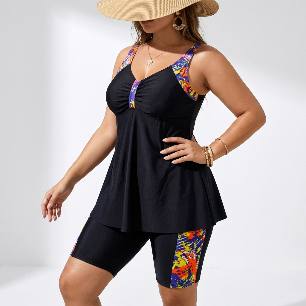 Azurielle™ — Maillot tankini sculptant confort élégant