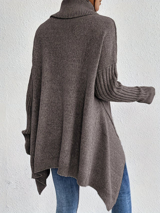 Léïna™ – Le Pull Col Montant Doux & Décontracté