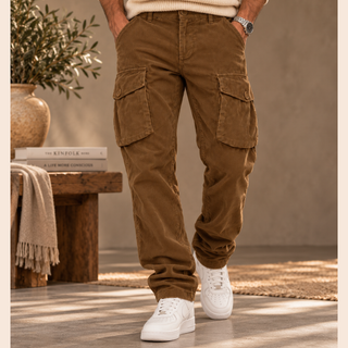 Fiorio | Pantalon en Velours Côtelé