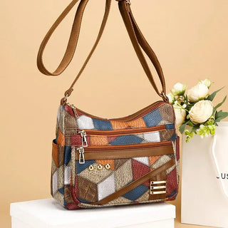 Éléonore™ — Sac bandoulière patchwork élégant intemporel