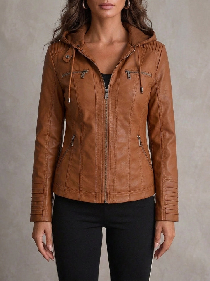 Éloïse – Veste en cuir résistante et élégante