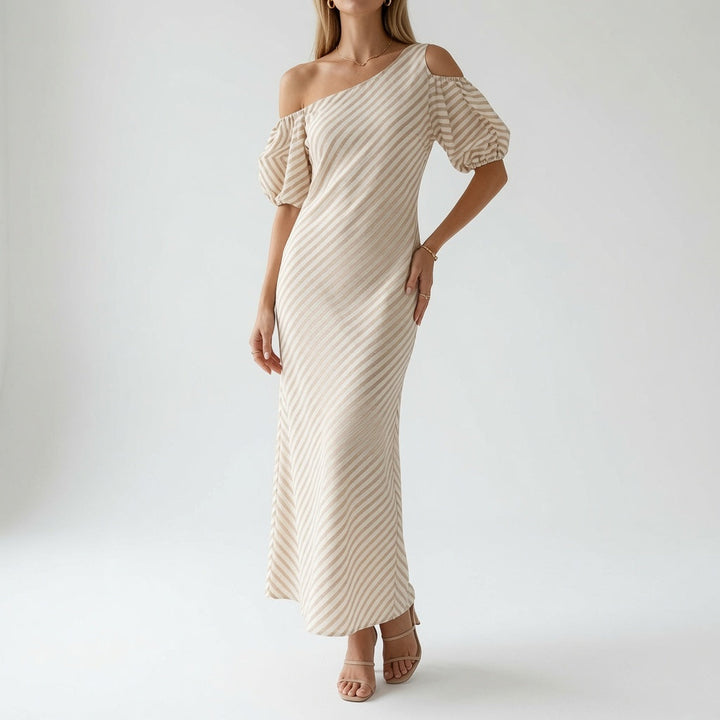 Soléa™ — Robe épaules dénudées élégance estivale