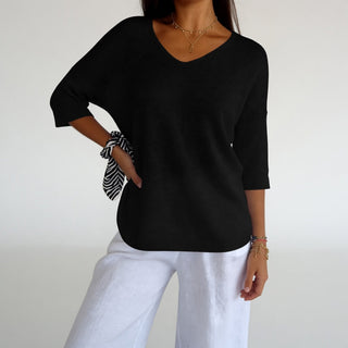 Lyséline™ — Pull fluide col V confortable