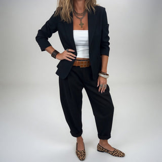 Gaïane™ — Tailleur pantalon fluide élégance décontractée