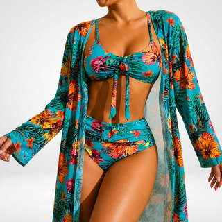 Belladonna™ — Ensemble bikini floral élégance tropicale