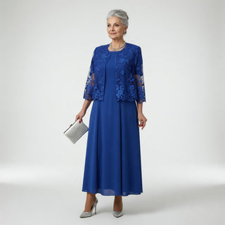 Victorine™ — Robe longue cérémonie élégance florale raffinée