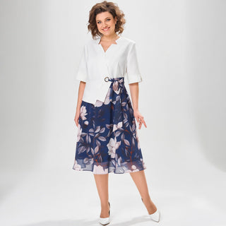 Mélusine™ — Ensemble jupe florale élégance romantique