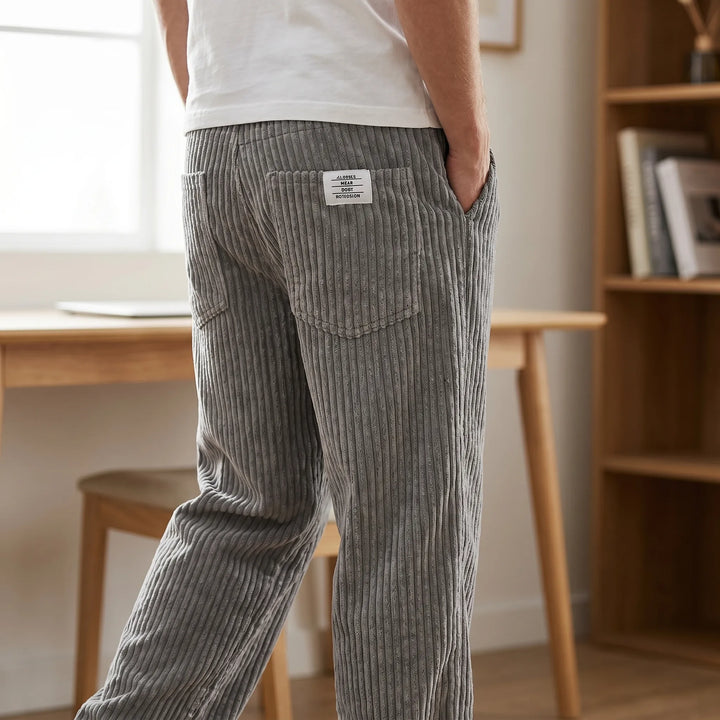 Laurent™ | Pantalon en velours côtelé à taille élastique
