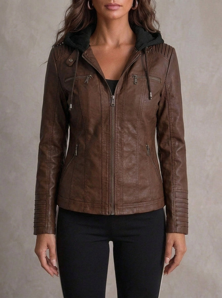 Éloïse – Veste en cuir résistante et élégante