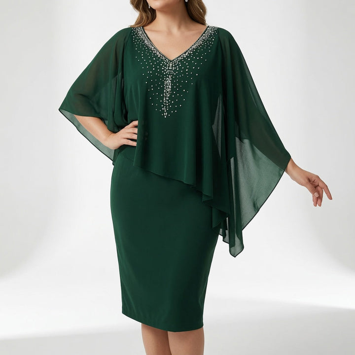 Marovelle™ — Robe élégante drapée éclat raffiné