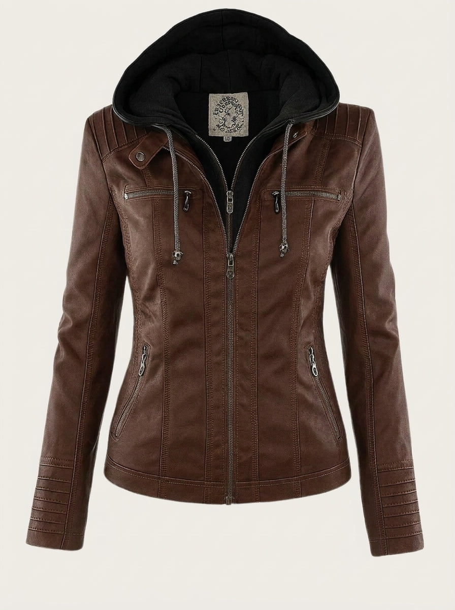 Éloïse – Veste en cuir résistante et élégante