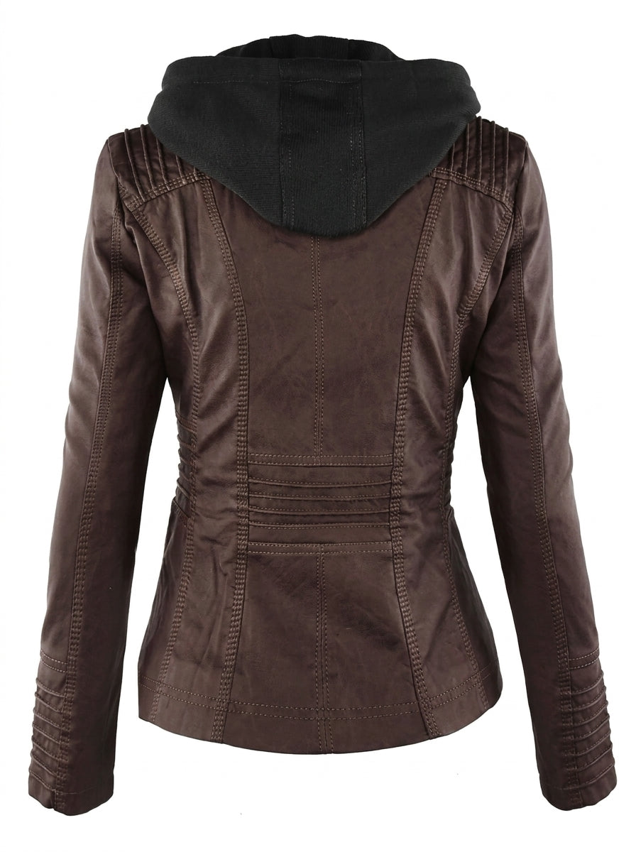 Éloïse – Veste en cuir résistante et élégante