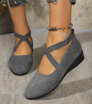 Camille™ — Ballerines ergonomiques élégantes à brides croisées