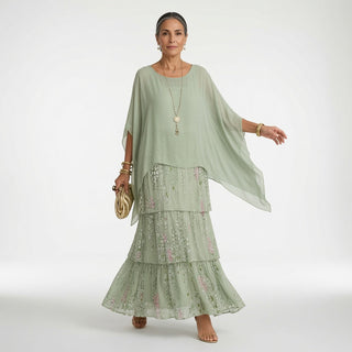 Élyssane™ — Robe bohème à volants élégance intemporelle