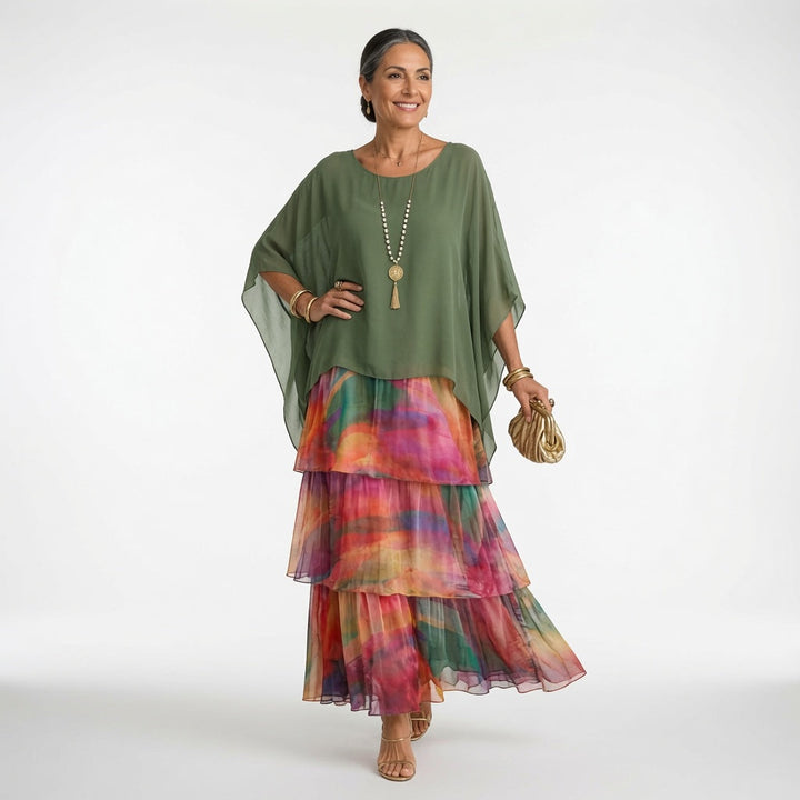 Élyssane™ — Robe bohème à volants élégance intemporelle