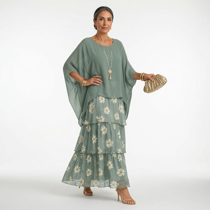 Élyssane™ — Robe bohème à volants élégance intemporelle