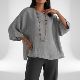 Ésmélia™ — Blouse fluide élégance naturelle
