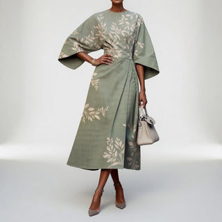 Mirabelle™ – Robe kimono florale, grâce orientale