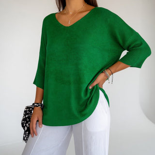 Lyséline™ — Pull fluide col V confortable