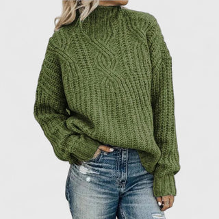 Clotilde™ — Pull texturé col montant confortable