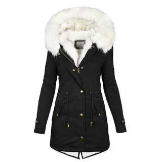 Giulia d’Hiver™ — Manteau chaud à capuche élégante