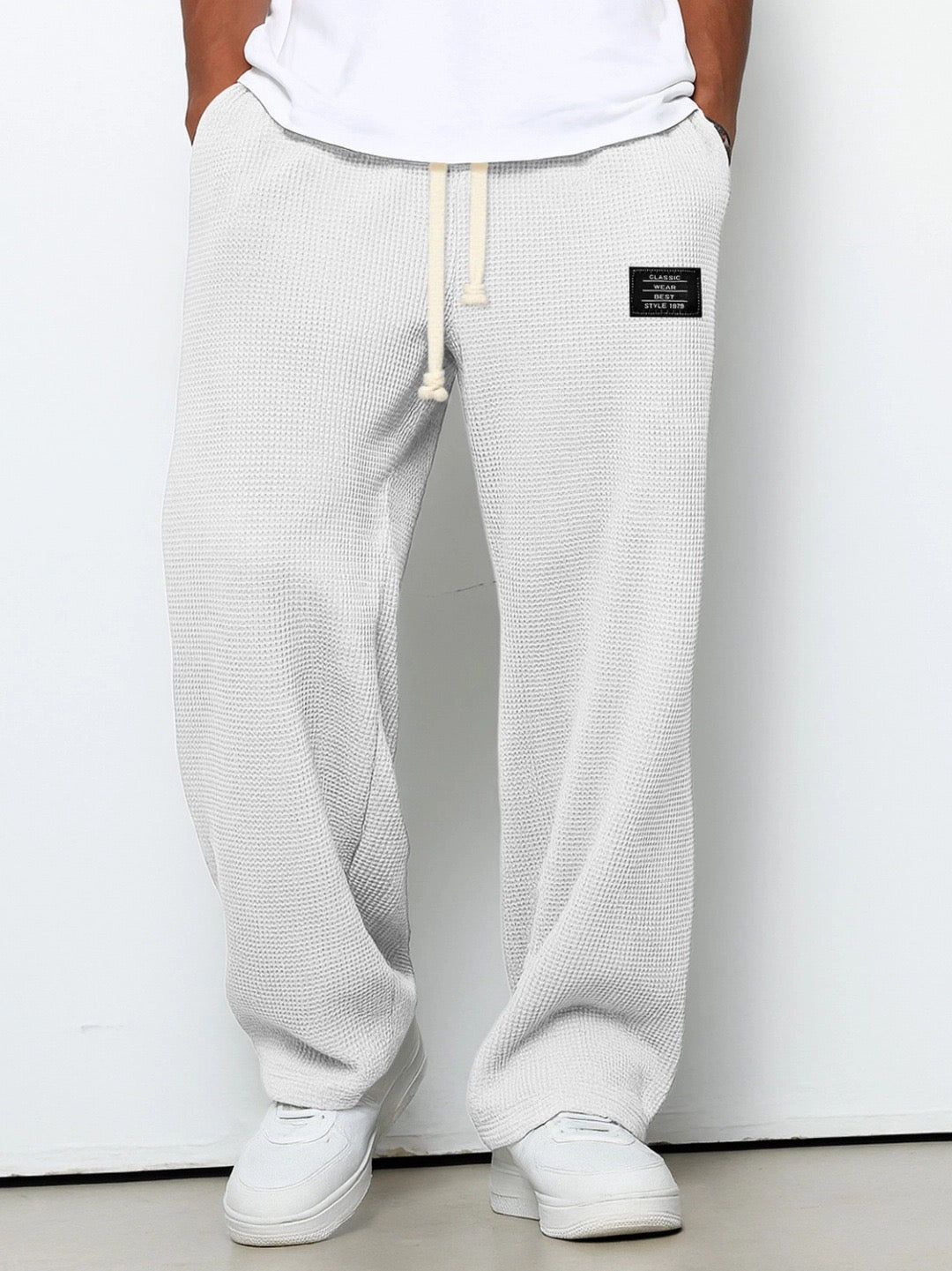 Frédéric | Pantalon Large à Cordon pour Homme
