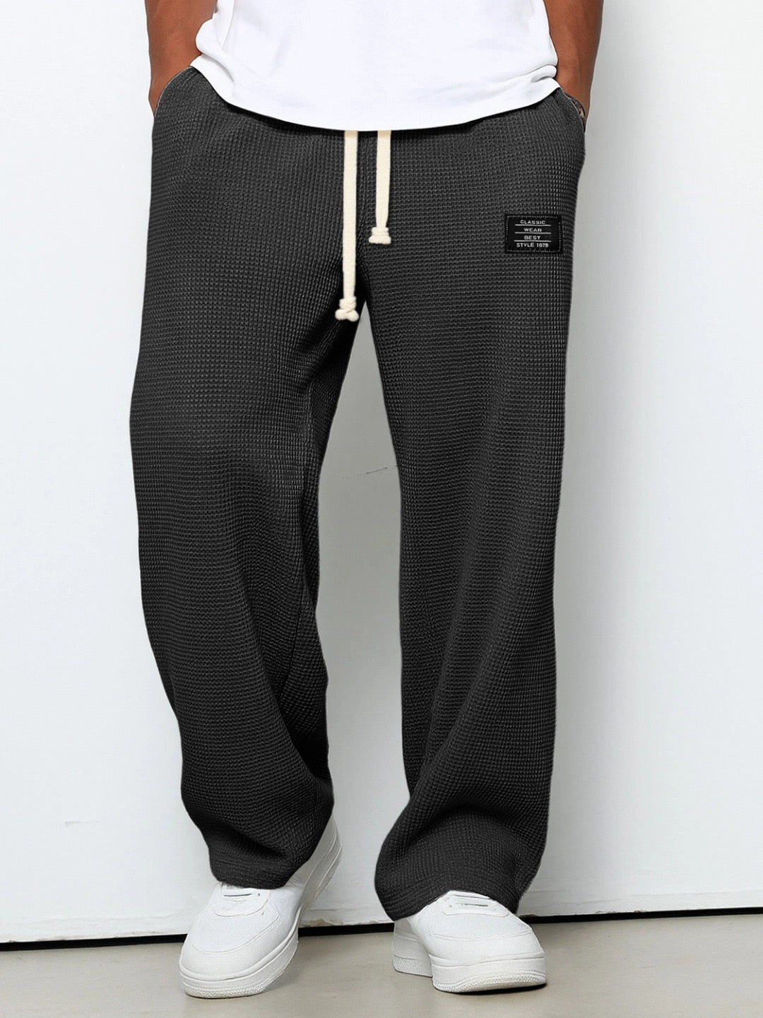 Frédéric | Pantalon Large à Cordon pour Homme