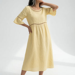 Lysévora™ — Robe midi fluide élégance estivale