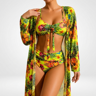 Belladonna™ — Ensemble bikini floral élégance tropicale