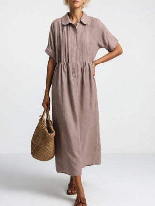 Lysandra™ | Robe chemise fluide estivale