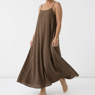 Dorsale™ — Robe maxi dos nu bretelles lacet