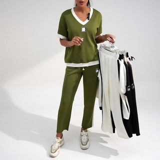 Célestine™ — Ensemble contrasté moderne élégant confortable