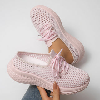 Éloïsette™ — Sneaker ajourée lacets plateforme légèreté féminine