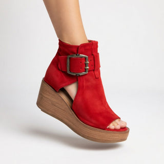Orélisse™ | Bottines compensées ouvertes style moderne