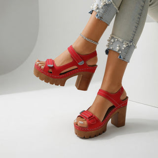 Célimène™ — Sandale talon bloc plateforme allure urbaine
