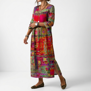 Orélissea™ — Robe bohème artistique fluide élégante