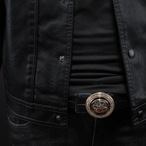 RIDER™ | Veste Cuir Esprit Rebelle