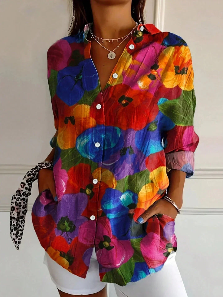 Élianne™ — Blouse élégante aux couleurs durables