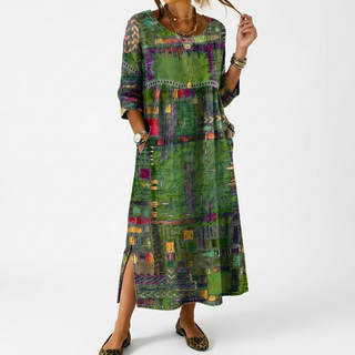 Orélissea™ — Robe bohème artistique fluide élégante