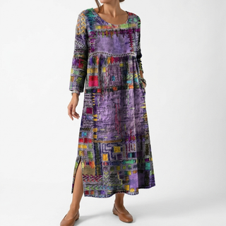 Orélissea™ — Robe bohème artistique fluide élégante
