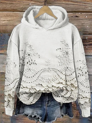 LÉONA™ | Sweat à Capuche Imprimé 3D – Confort & Style au Quotidien