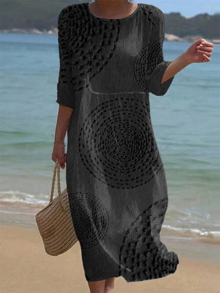 Améliane™ — Robe midi élégante à détails délicats