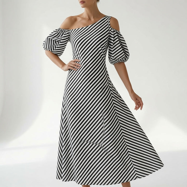Soléa™ — Robe épaules dénudées élégance estivale
