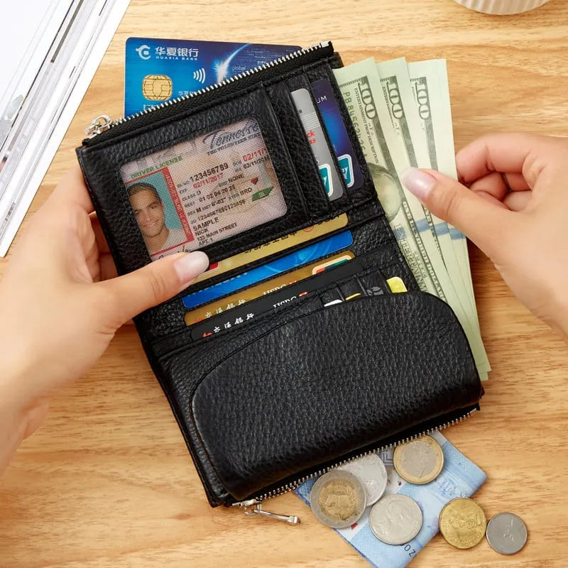 Valéria™ — Portefeuille cuir élégant organisation pratique