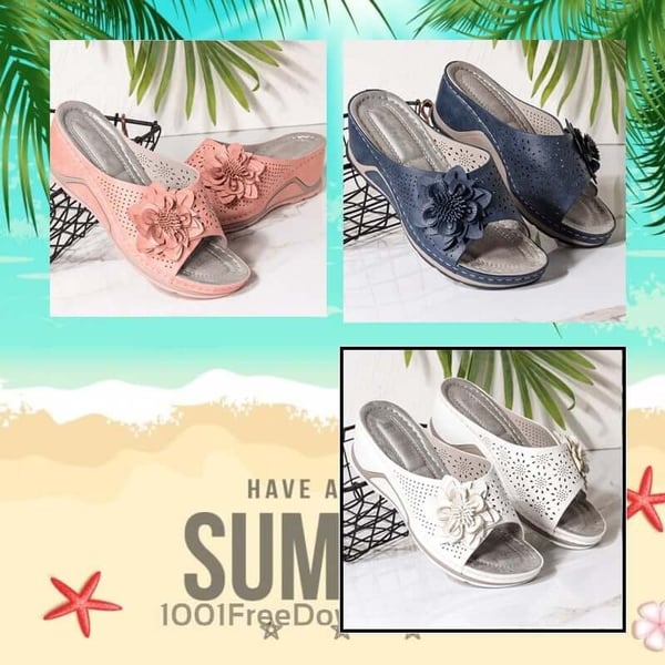 Juliette™ — Comfortable Slip-On Arch Support Sandals